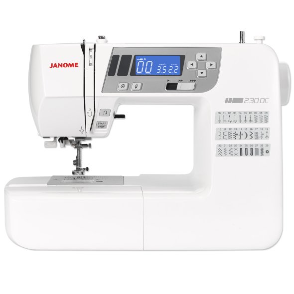 Janome 230 DC Computer Nähmaschine inkl. Anschiebetisch