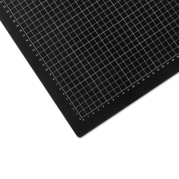 Schneidematte schwarz-schwarz A0 (120 x 90 cm Skalierung in cm)