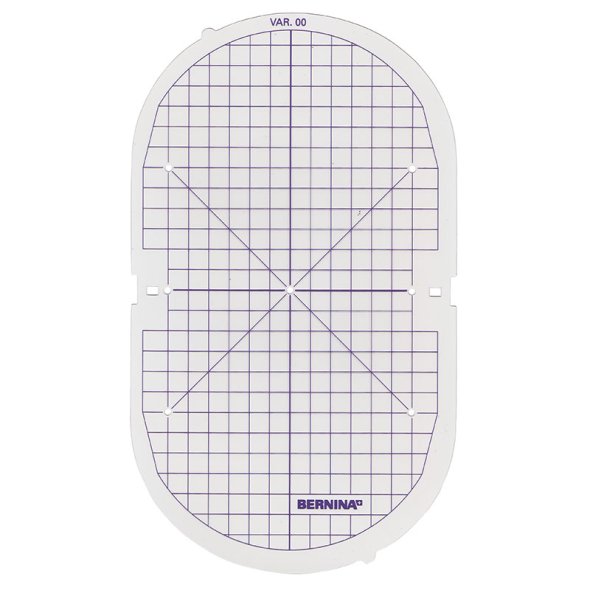 Bernina Stickrahmenschablone, lila groß oval (145 mm x 255 mm)