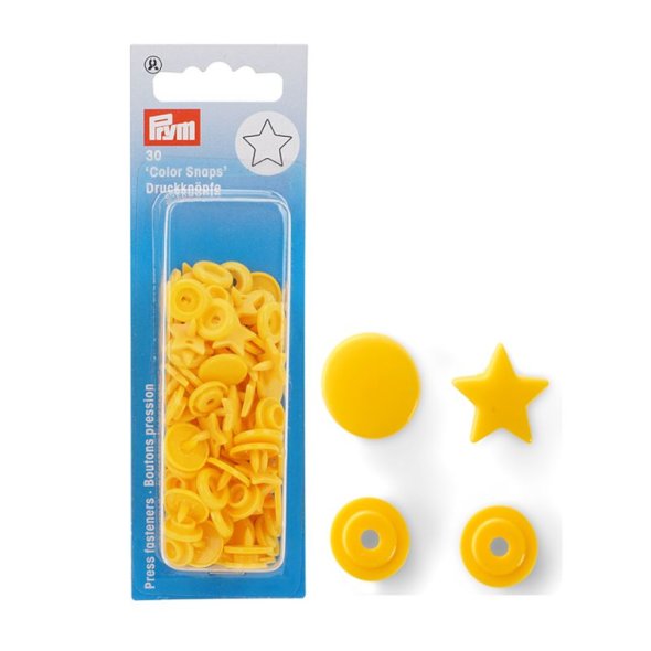 Prym Color Snaps Sterne (12,4 mm / 5 Farben)