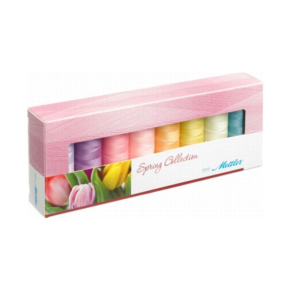Amann Mettler Seralon No.100 Spring Garnset (8 Farben/ 200 m)