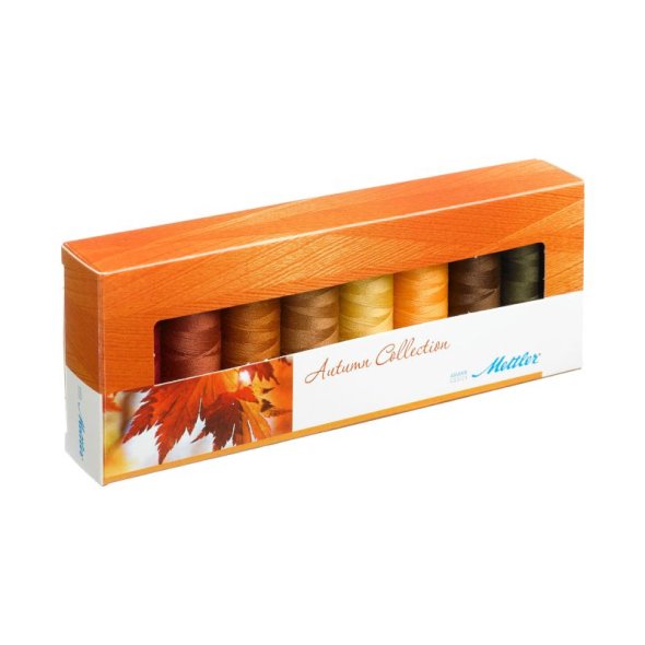 Amann Mettler SILK-FINISH COTTON No.50 Autumn Garnset (8 Farben/ 150 m)