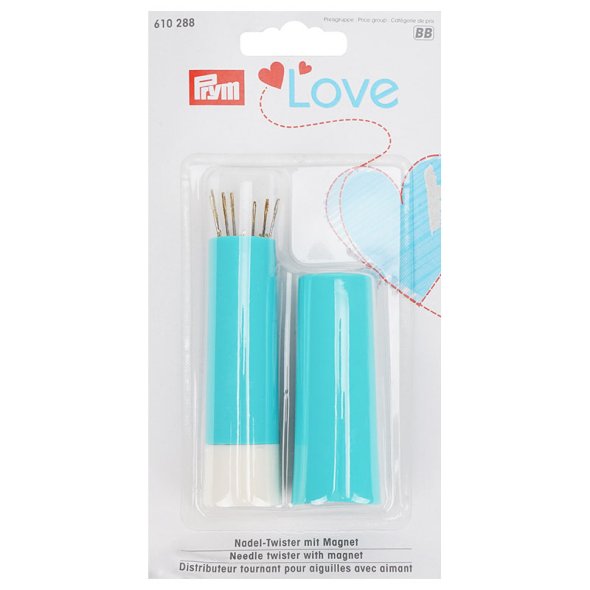 Prym Love Nadel-Twister Magnetische Nadelbox (türkis)