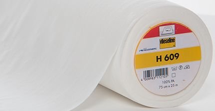 Wirkeinlage H 609 (weiß) Rolle 0,75 m x 25 m