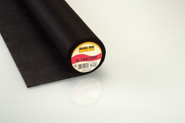 Bügeleinlage Softline H 180 (schwarz) SB-Artikel 0,90 m x 5 m