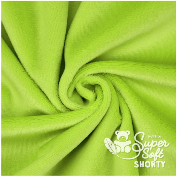 Kullaloo Plüsch Super Soft SHORTY (0,75 m x 1 m, Polyester) 62300 - hellgrün