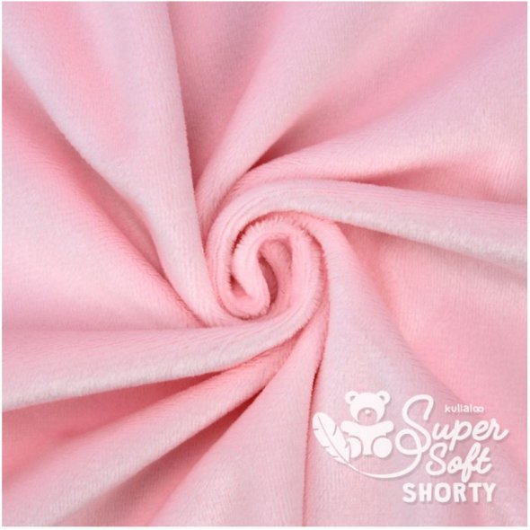 Kullaloo Plüsch Super Soft SHORTY (0,75 m x 1 m, Polyester) 62301 - hellrosa