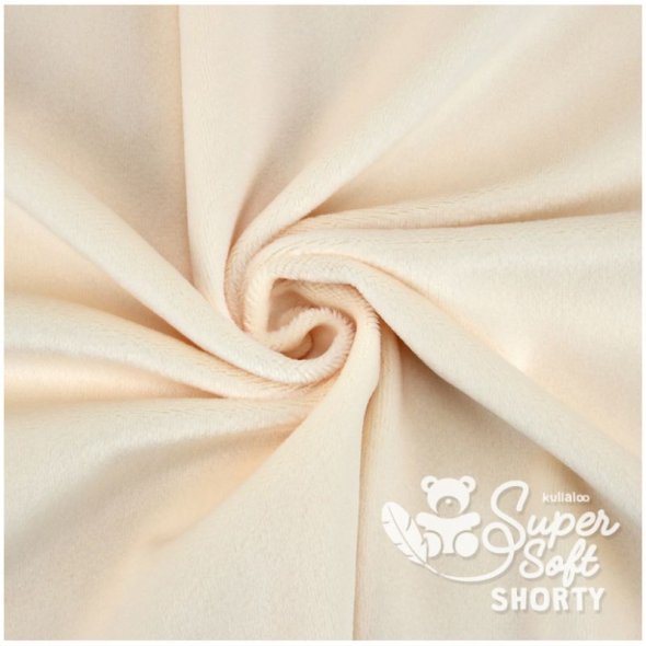 Kullaloo Plüsch Super Soft SHORTY (0,75 m x 1 m, Polyester) 62302 - heller pfirsich