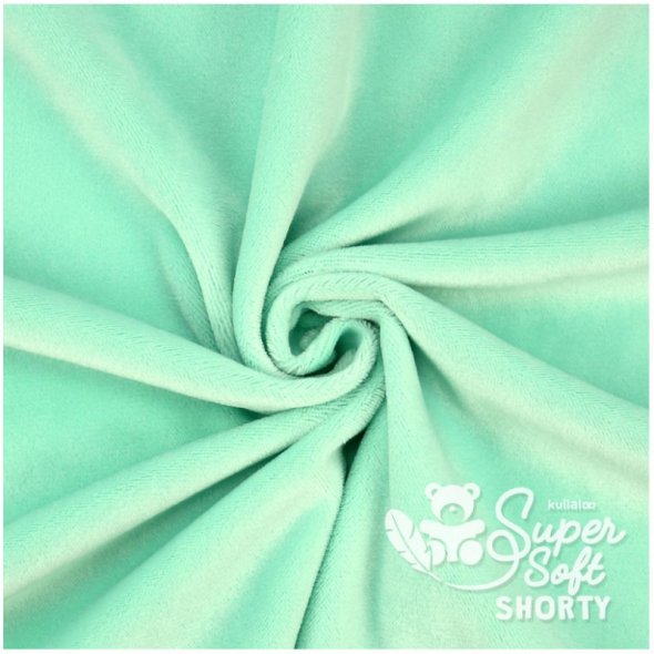 Kullaloo Plüsch Super Soft SHORTY (0,75 m x 1 m, Polyester) 62307 - mint