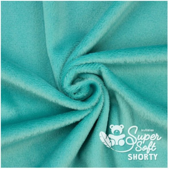Kullaloo Plüsch Super Soft SHORTY (0,75 m x 1 m, Polyester) 62309 - petrol