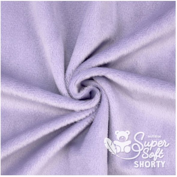 Kullaloo Plüsch Super Soft SHORTY (0,75 m x 1 m, Polyester) 62312 - flieder