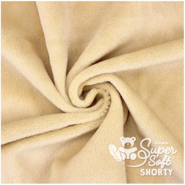 Kullaloo Plüsch Super Soft SHORTY (0,75 m x 1 m, Polyester) 62319 - beige