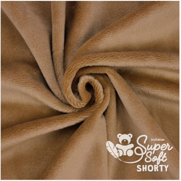 Kullaloo Plüsch Super Soft SHORTY (0,75 m x 1 m, Polyester) 62320 - braun