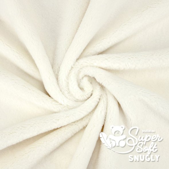 Kullaloo SuperSoft Plüsch SNUGLY (0,75 m x 1 m) 62351 - wollweiß