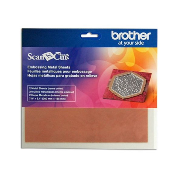 Brother Reliefmetallbleche (Embossing/ Kupfer/ 2 St. / 15,5 x 20 cm)