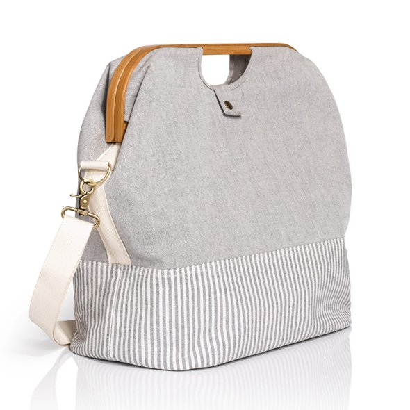 Prym Store & Travel Bag ''canvas & bamboo'' M (grau)