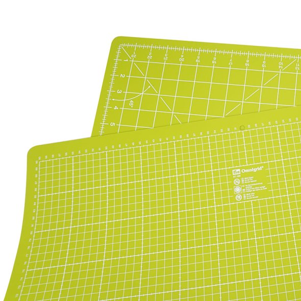 Prym Schneideunterlage (60 x 90 cm/ cm/ inch-Skalierung/ hellgrün)
