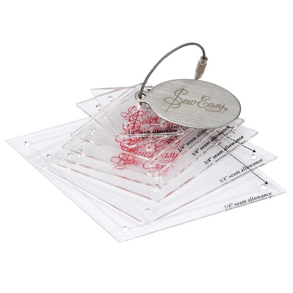 Sew Easy Schablonen Acryl-Vorlagenset Mini Diamanten (Diamonds/8 St.)