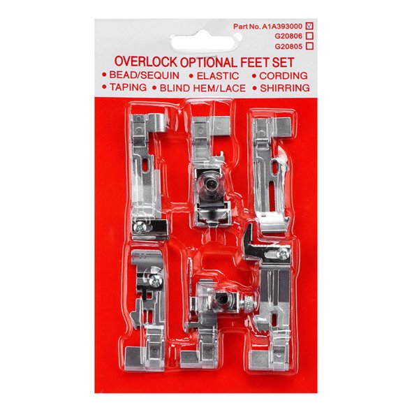Juki Overlockfuß-Set 6-teilig (für MO-50e/ MO-80CB)