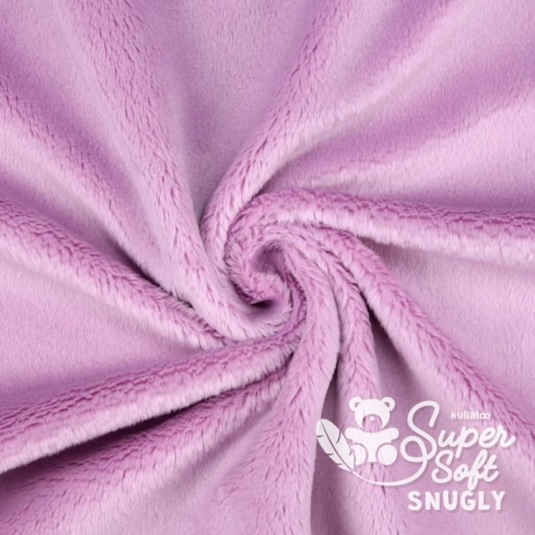 Kullaloo Plüsch Super Soft SNUGLY (0,75 m x 1 m) 62355 - mauve