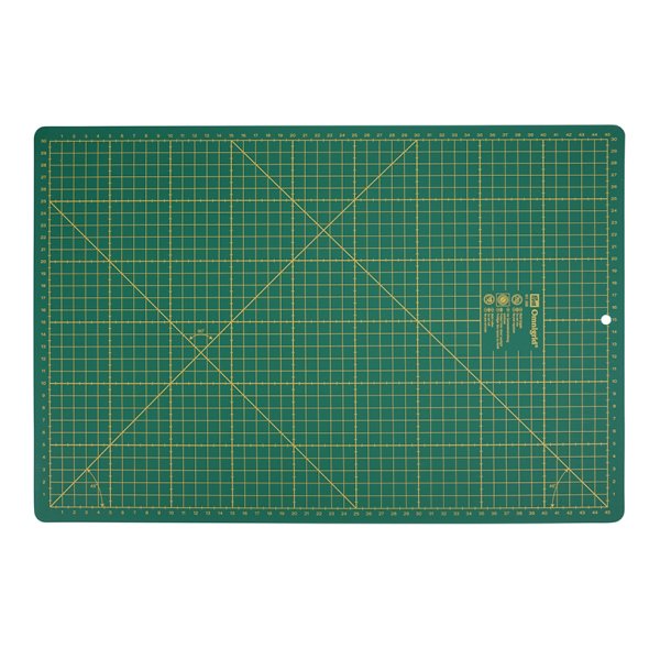 Prym Schneideunterlage (30 x 45 cm/ cm/ inch Skalierung/ grün)