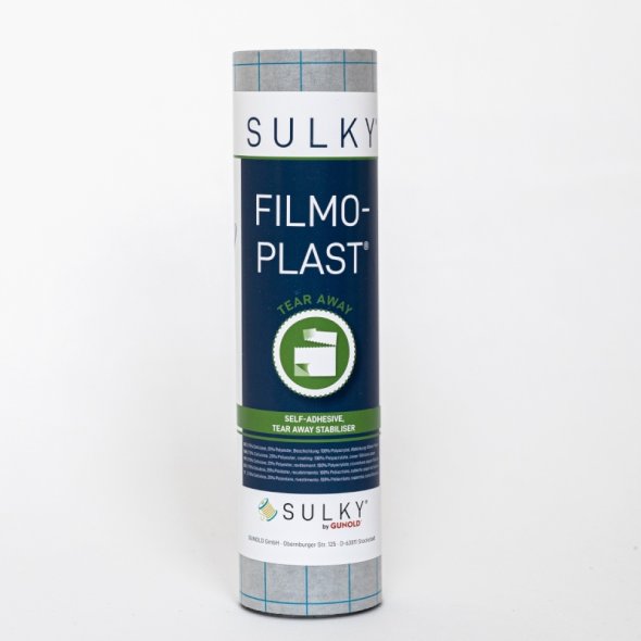 SULKY Filmoplast® (25 cm x 5 m/ schwarz/ Stickunterlage)