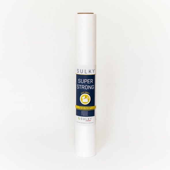 SULKY Super Strong (50 cm x 5 m/ weiß/ Stickvlies zum Wegschneiden)