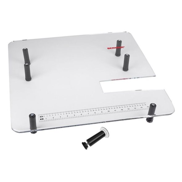 Bernina Transparenter Quiltanschiebetisch (600 mm x 600 mm)