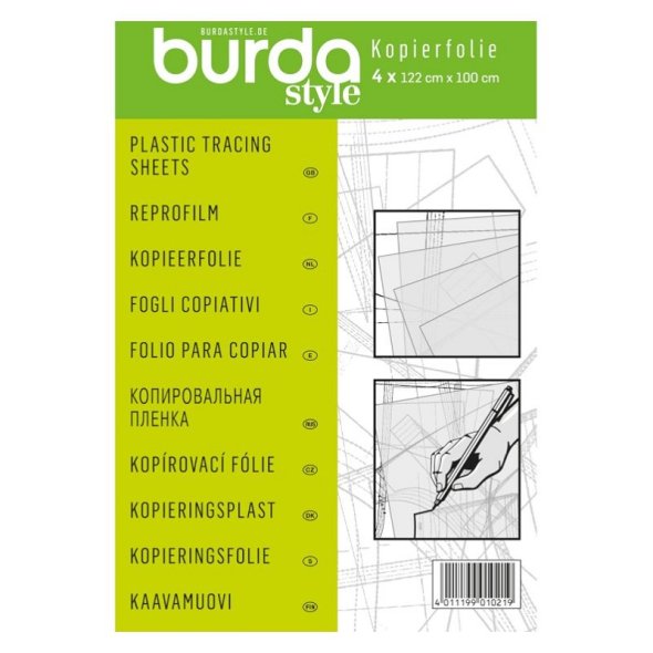 Burda style Kopierfolie (4 x 122 cm x 100 cm)