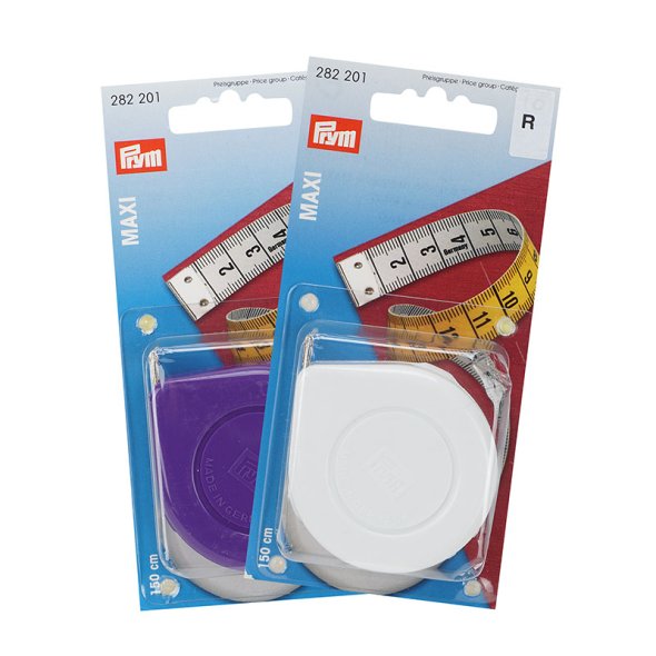 Prym Rollmaßband Maxi (150 cm/ weiß/ lila)