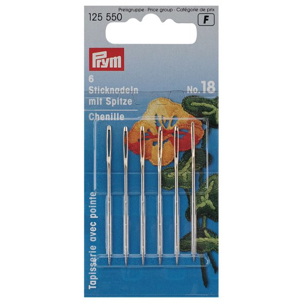 Prym Sticknadeln mit Spitze No.18 (6 St.)