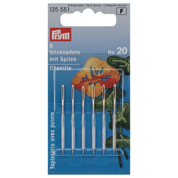 Prym Sticknadeln mit Spitze No.20 (6 St.)