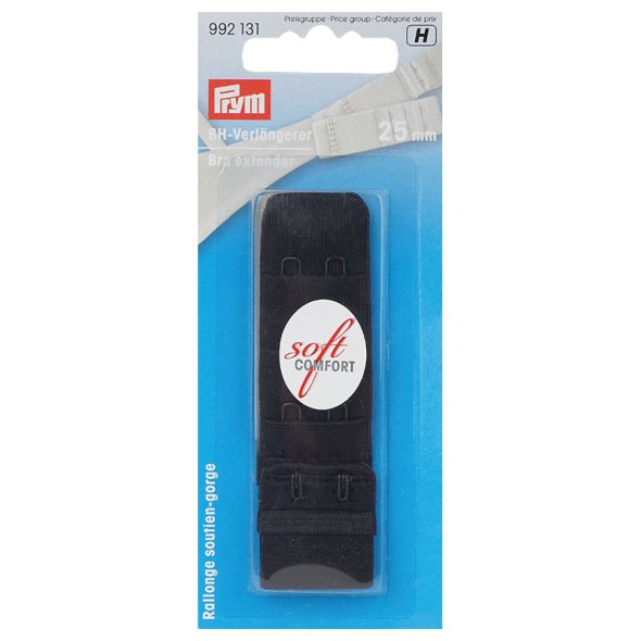 Prym BH-Verlängerer (25 mm/ schwarz)