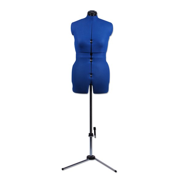 Profi-Schneiderpuppe/ Schneiderbüste Legform Größe S - blau