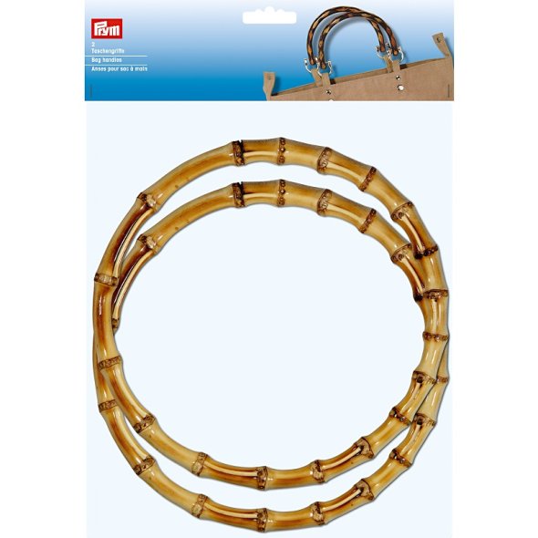 Prym Taschengriffe Keiko Bambus (Ø 22 cm/ 2 St.)