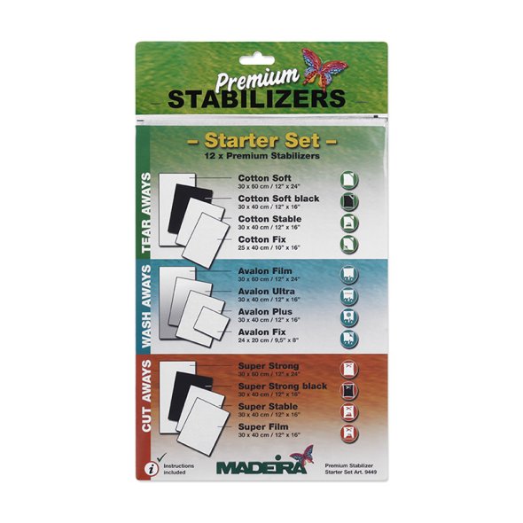 Madeira - Vlies-Starter Set (12 Test-Muster)