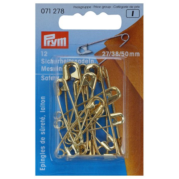 Prym Sicherheitsnadeln (27 mm/ 38 mm/ 50 mm/ 12 St.)