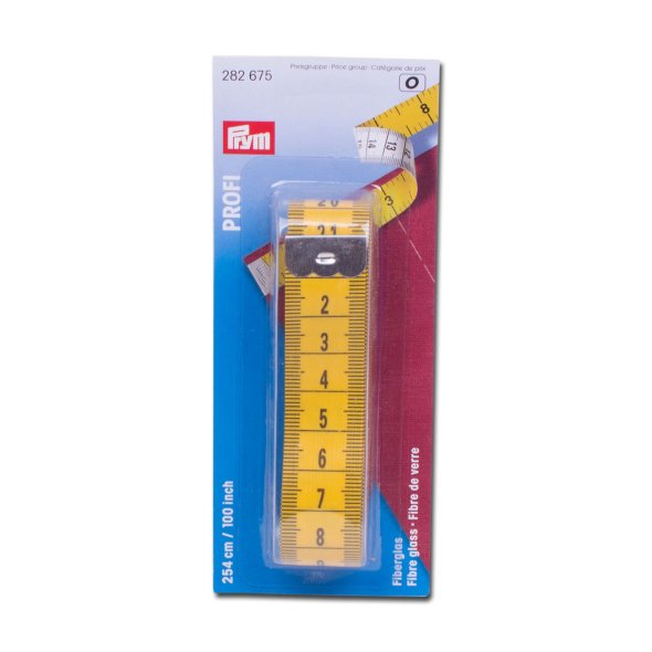 Prym Maßband PROFI Fiberglas (254 cm/ 100 inch)