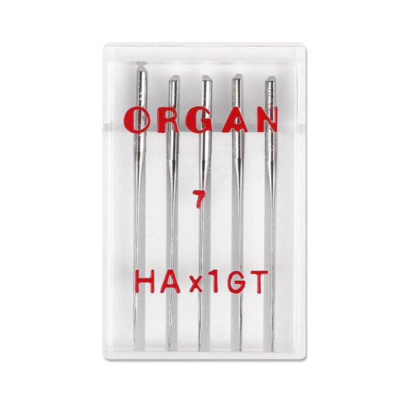 Organ Feine Stoffe Nadel Stärke 55/ System  HAx1GT/ 5 Nadeln