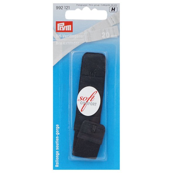 Prym BH-Verlängerer (20 mm/ schwarz)