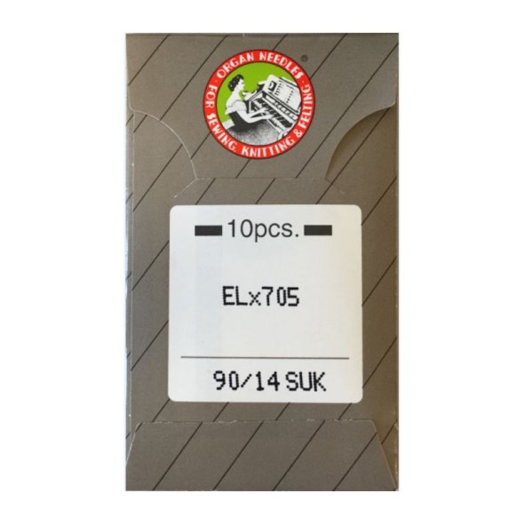 Organ Nadel für Baby Lock Over-Coverlock Stärke 90/ ELx705 SUK/ 10 Nadeln