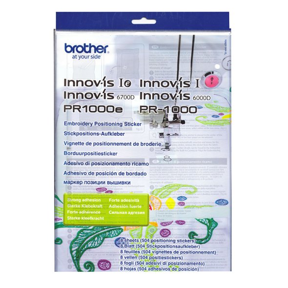 Brother Positionierung-Sticker (8 Blatt, a 63 Sticker)