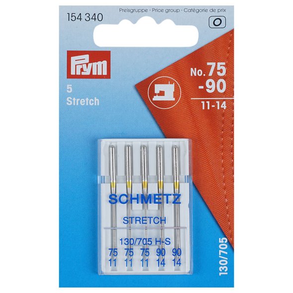 Prym Stretch 75+90/System 130/705H-S/5 Nadeln