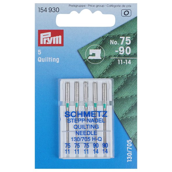 Prym Stepp Quilting 75+90/System 130/705H-Q/5 Nadeln
