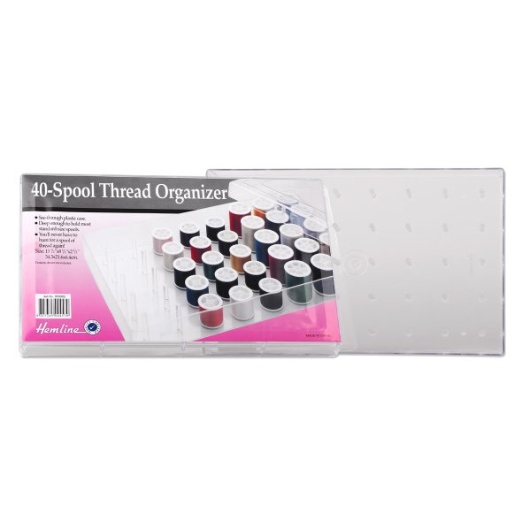 Acryl Garnbox ungefüllt (für 40 Konen Näh-und Stickgarn)