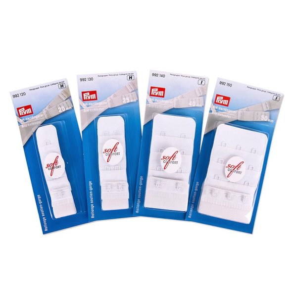 Prym BH Verlängerer-Set (weiß/ 4-tlg.)