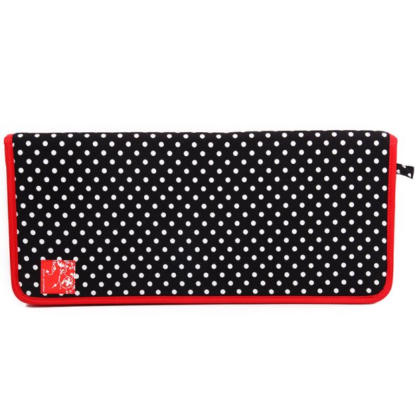 Prym Stricknadeletui Polka Dots (schwarz/ weiß)