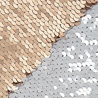 Wendepailletten (50 x70 cm/ versch. Farben) weiß-rosegold