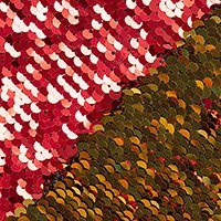 Wendepailletten (50 x70 cm/ versch. Farben) rot-gold