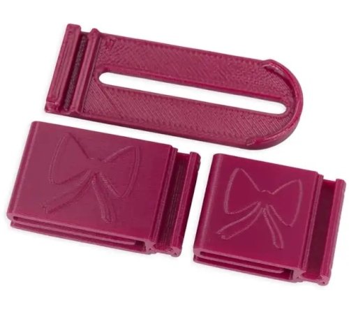 Schnittenliebe Einzelumschlager Coverlock Set 1 (15mm+25mm/ versch. Farben) berry